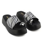Ασημί πλατφόρμες Fred με εφαρμογή toe ring