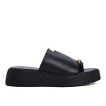 Fred flatforms με εφαρμογή toe ring, μαύρο