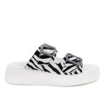 Fred flatforms με διπλή φάσα, ασπρόμαυρο