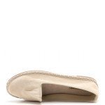 Μπεζ γυναικεία slip on μοκασίνια