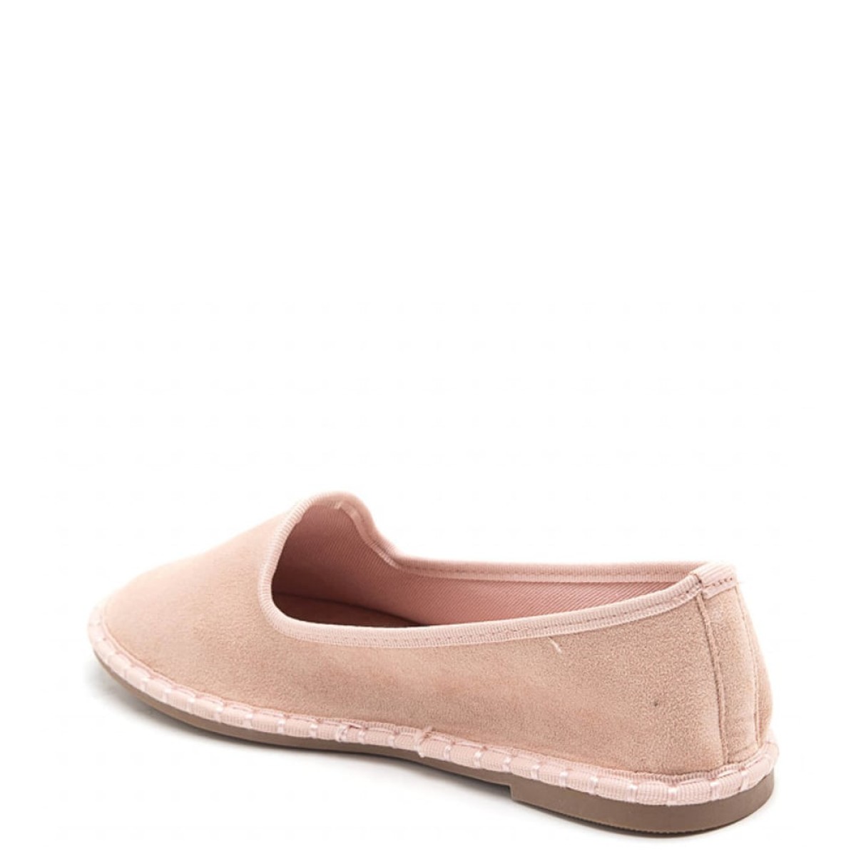 Ροζ γυναικεία slip on μοκασίνια