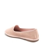 Ροζ γυναικεία slip on μοκασίνια