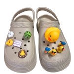 Πακέτο 10τμχ διακοσμητικών για crocs, Ducks