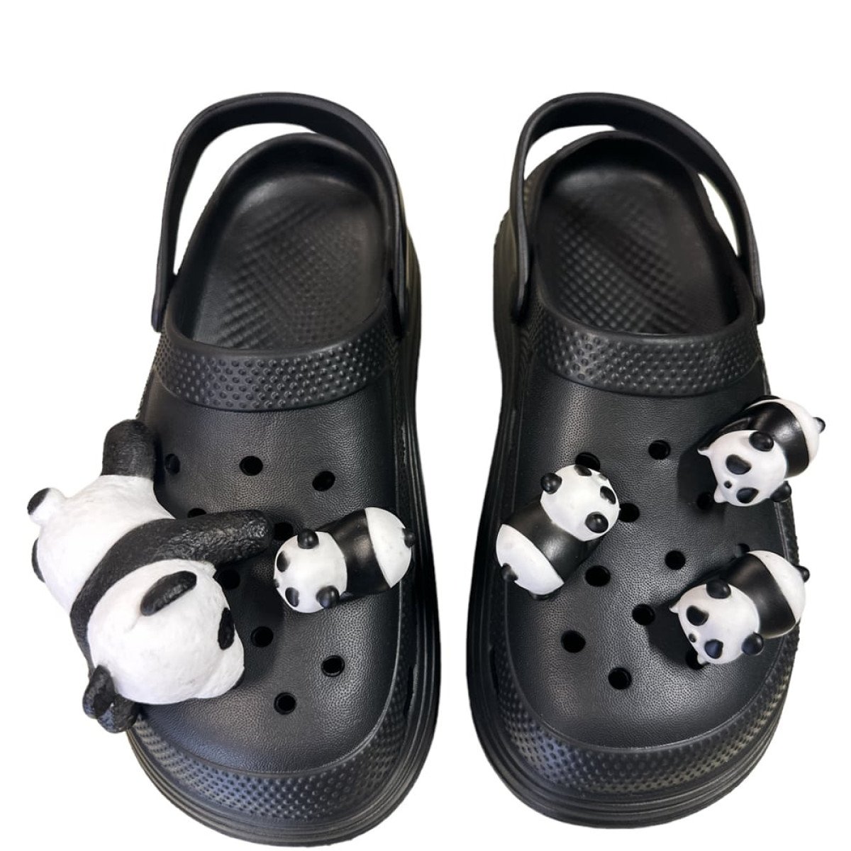 Πακέτο 5τμχ διακοσμητικών για crocs, Panda
