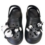 Πακέτο 5τμχ διακοσμητικών για crocs, Panda